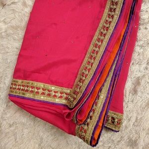 Bollywood Pink Saree