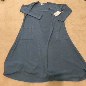 LulaRoe S Sarah Solid Blue