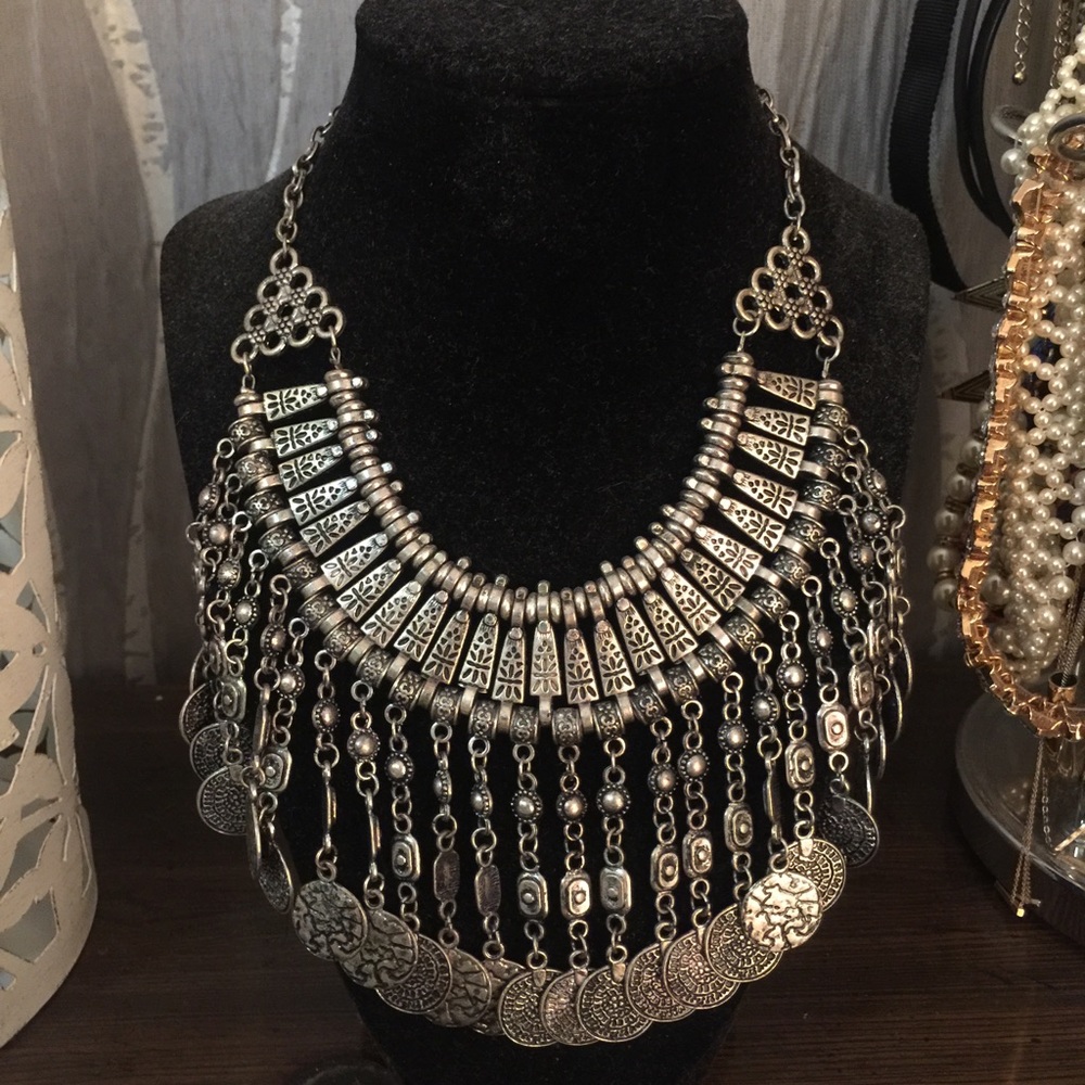 Dylan Lex inspired bohemian statement necklace