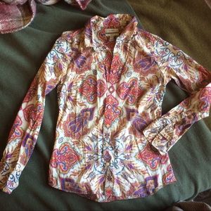 Paisley Liberty Print Perfect Shirt