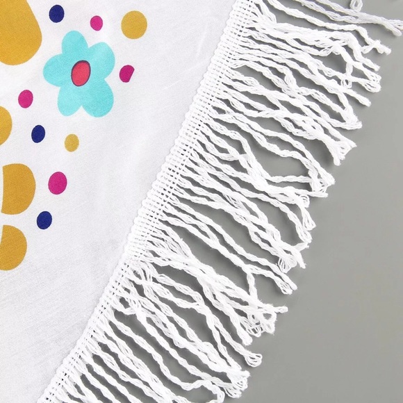 ROUND BEACH TOWEL/THROW, SUNSHINE ON MY SHOULDERS - Picture 5 of 6