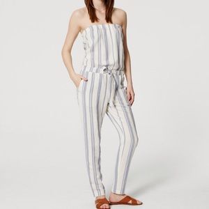 Loft strapless jumpsuit
