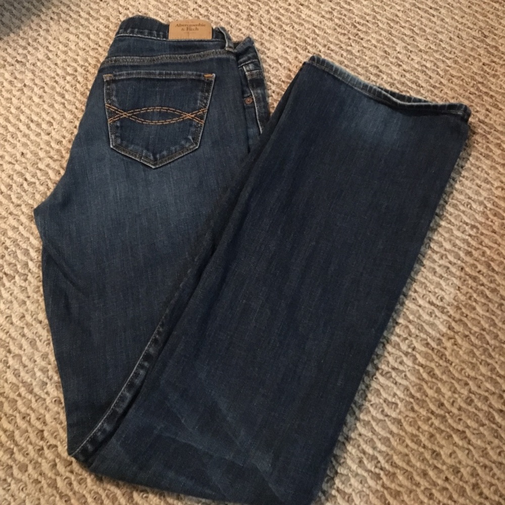 Abercrombie and fitch blue jeans. Size 4 regular