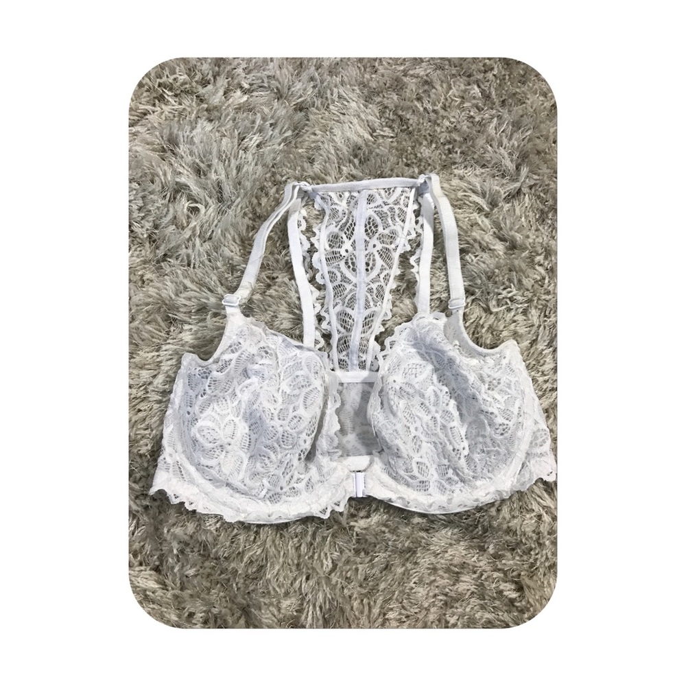 Gorgeous white lace bralette
