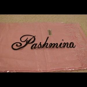 Pink pashmina scarf