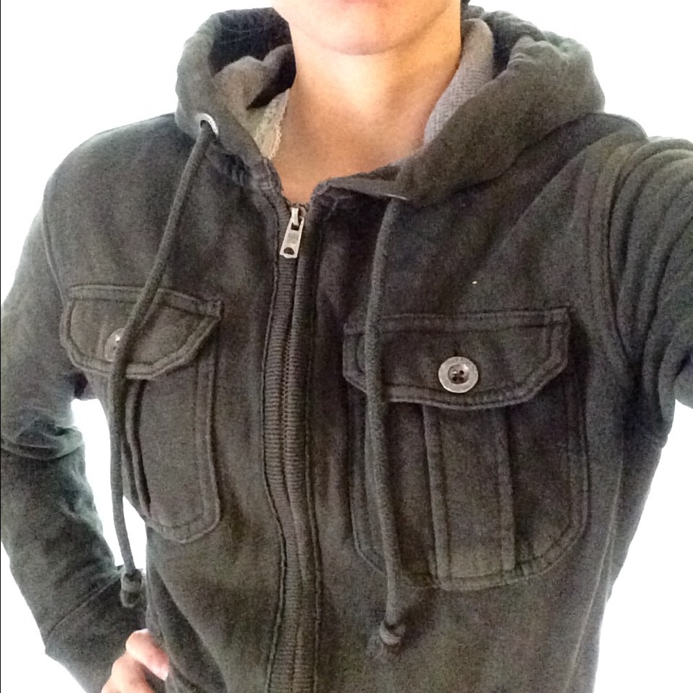 Aeropostale Green Hoodie
