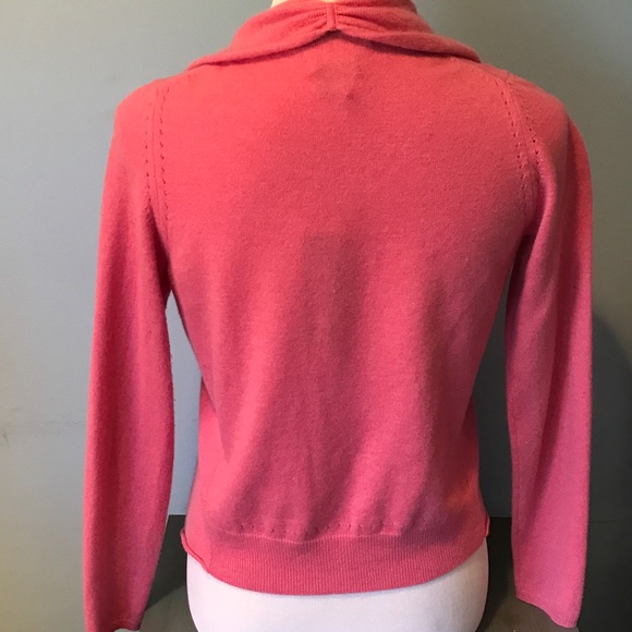 NWT Banana Republic Pink Cashmere Open Sweater - Picture 4 of 7