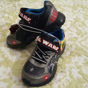 New Disney Star Wars Velcro Sneakers