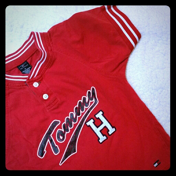 90’s Vintage OG Tommy Hilfiger Jersey Shirt SS 3T - Picture 12 of 13