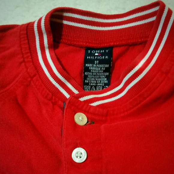 90’s Vintage OG Tommy Hilfiger Jersey Shirt SS 3T - Picture 9 of 13