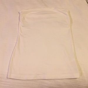 Basic white tube top