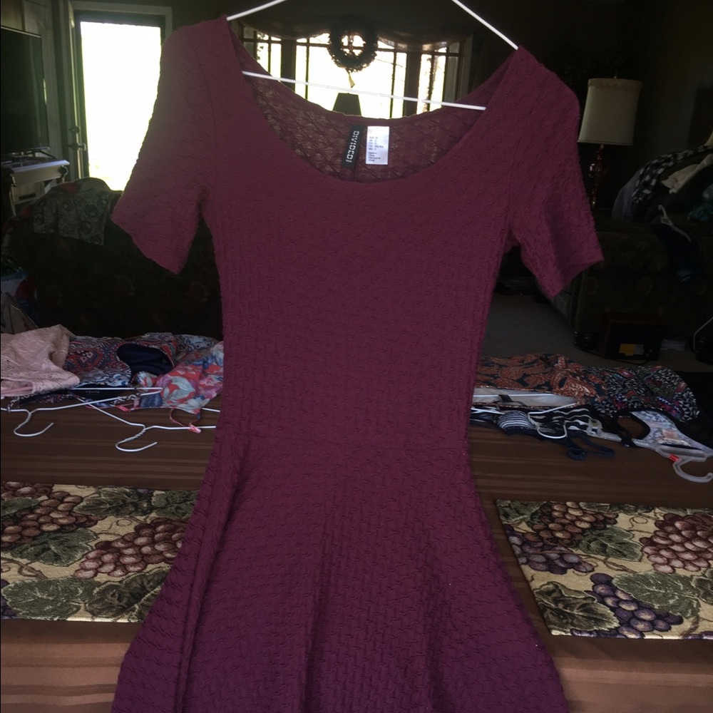 H & M  plum dress