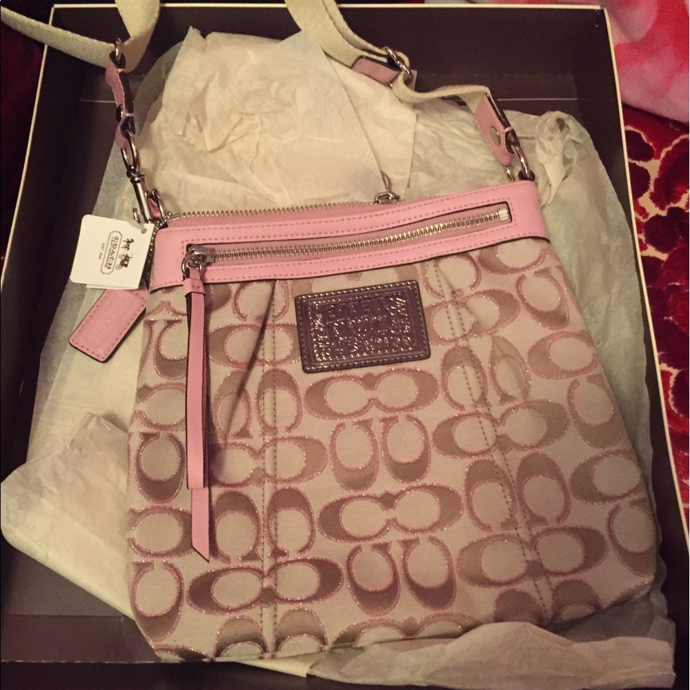 Coach poppy crossbody bag