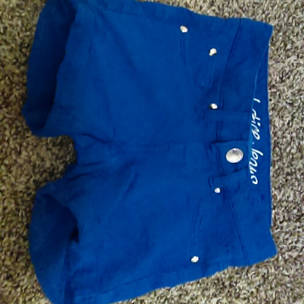 Blue shorts