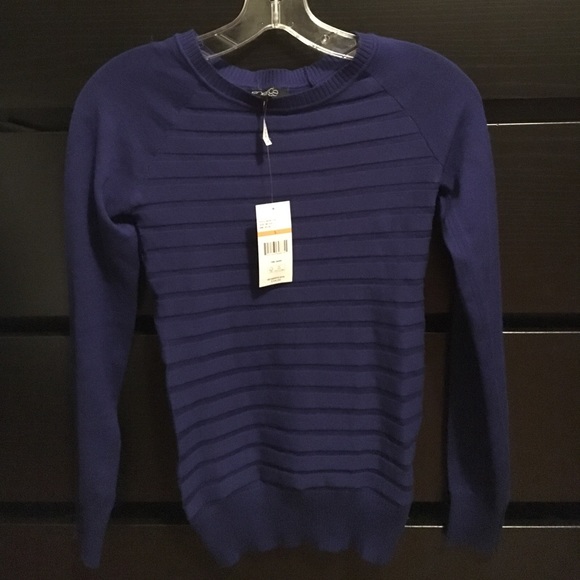 Energie Sweaters - Navy classic sweater