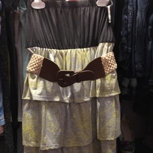 Strapless dress