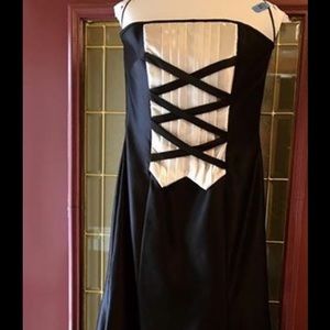 Jessica McClintock Tuxedo Dress