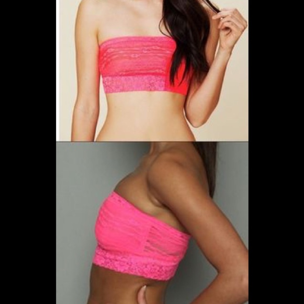 NWOT Free People Hot Pink Bandeau
