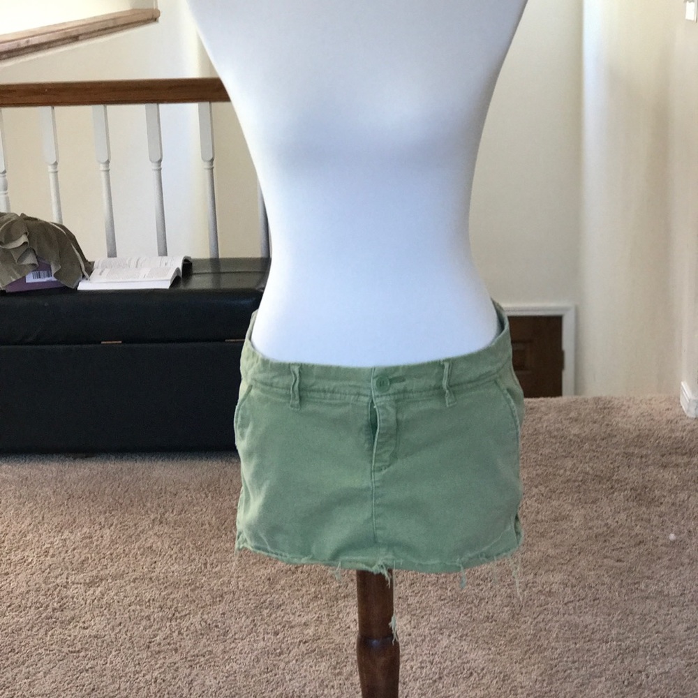 Abercrombie and Fitch Green Mini skirt