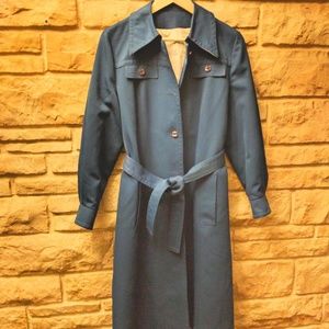 Vintage blue trench - Forecaster of Boston