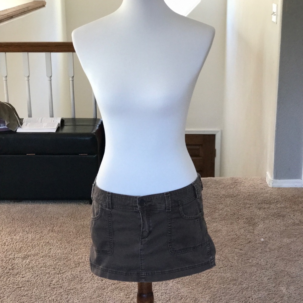 Abercrombie and Fitch brown mini skirt
