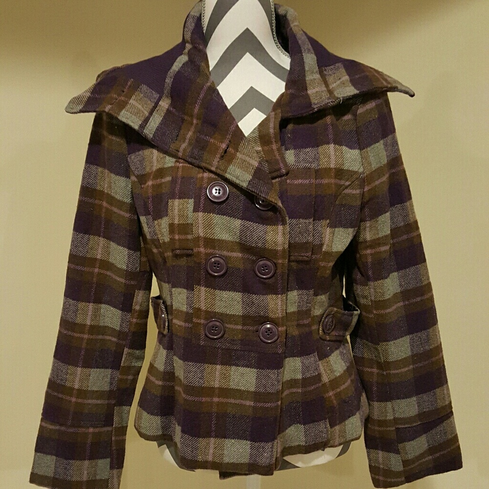 Checkered/Patched Coat