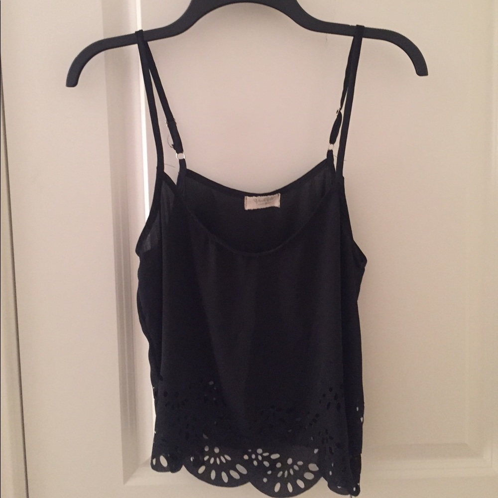 Sheer tank top