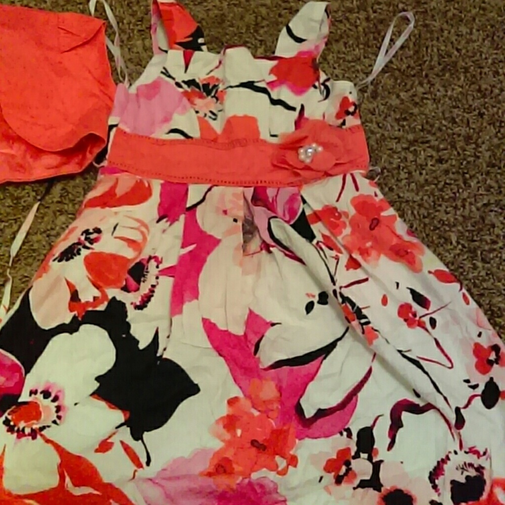 Multi color dress perfect for Easter