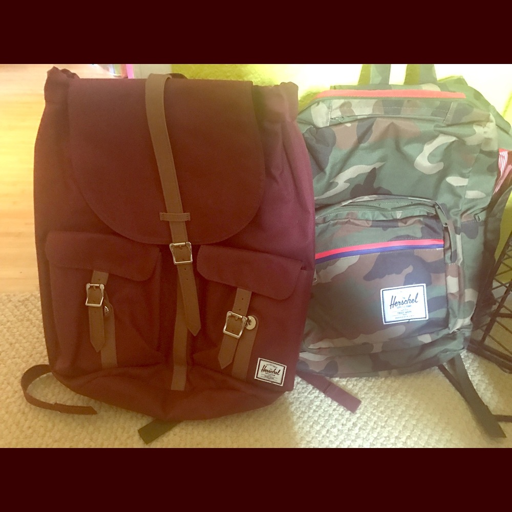 Herschel backpacks $45 each / best offers welcomed