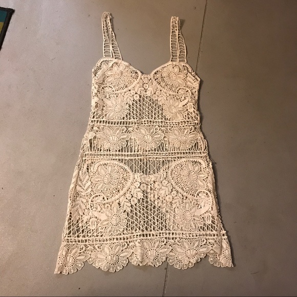 🚫SOLD🚫 For Love & Lemons Maldives Crochet Dress - Picture 4 of 6