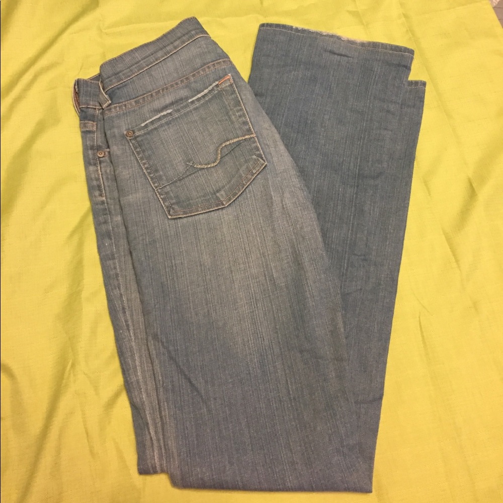 Seven for All Mankind faded bootcut jeans