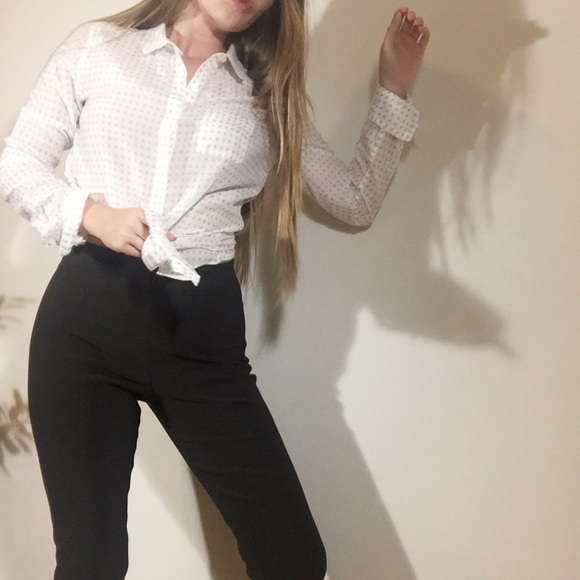 🚫SOLD🚫 Stretchy High Waist Vintage Pants - Picture 4 of 8