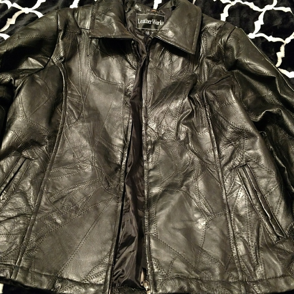 Leather jacket