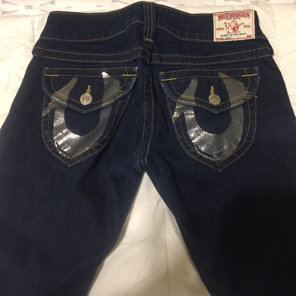 True Religion Silver Bling Billie Jeans
