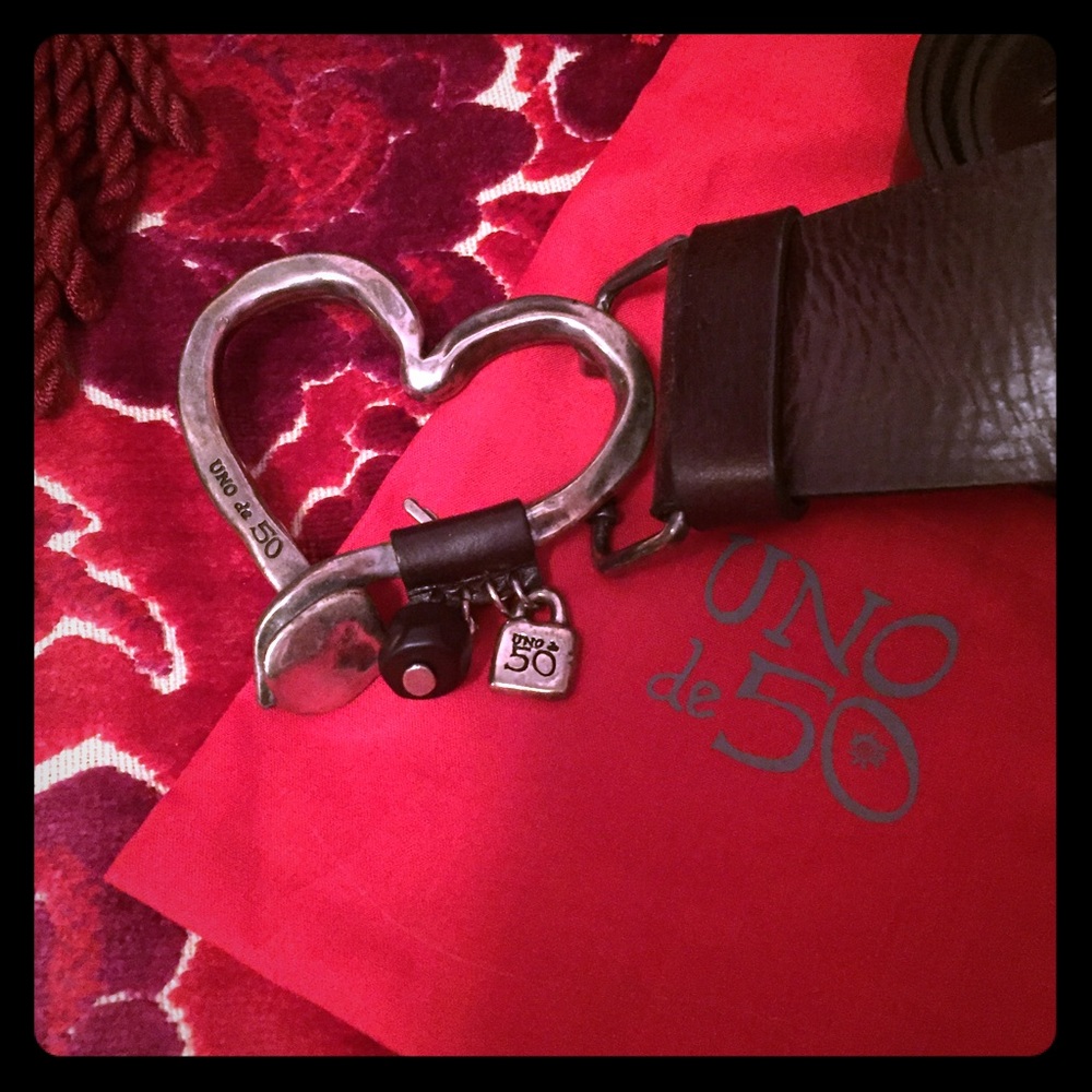 Uno de 50 Leather Belt