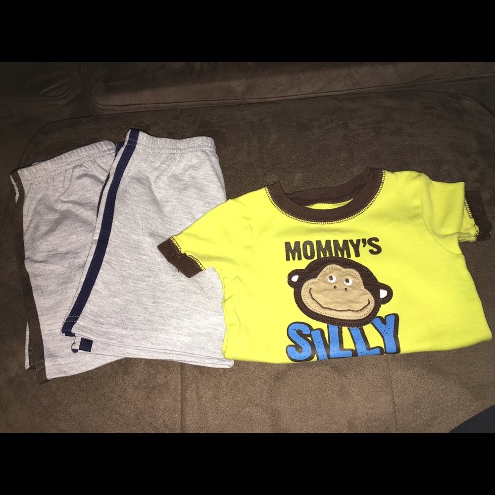 Toddler boys carter's short/top set