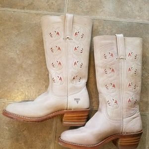 Frye Pink Austin Cutout Boots