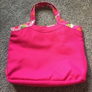Pink Clinique bag