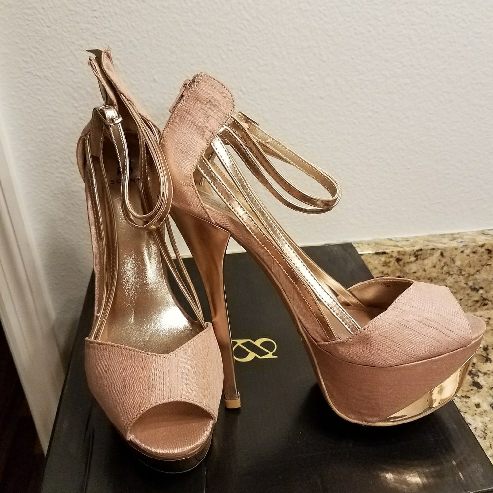 Rose and Gold Stilettos