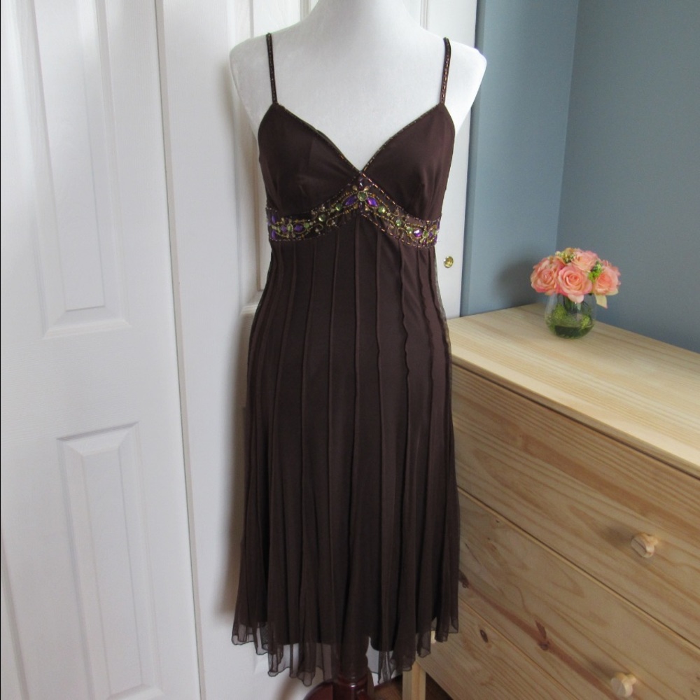 Mixit | Beaded and Pleated Dress