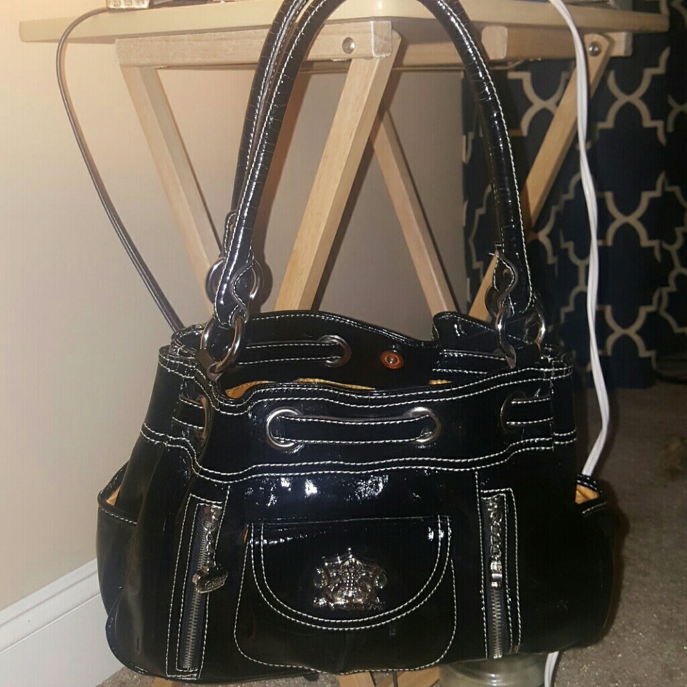 Kathy Van Zeeland Patent Handbag