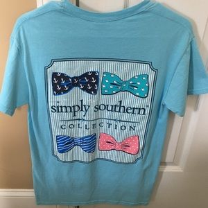 Simply Southern Bow tie shirt