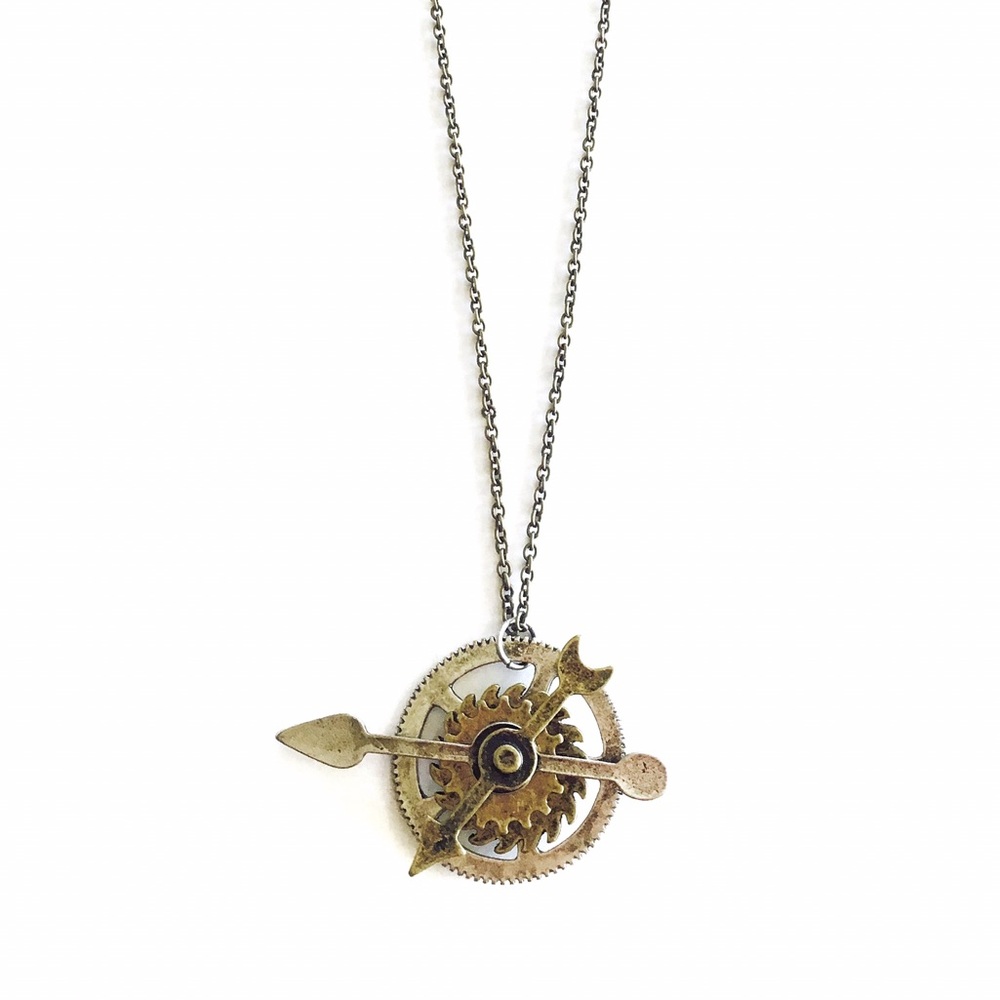 Naked Clock Necklace Set Industrial Edition