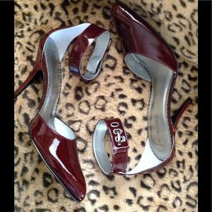 NEW BCBGirls Max Azria Wine Ankle Strap Pump