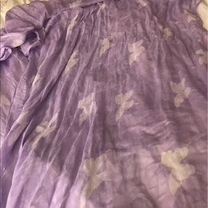 Purple Butterfly scarf
