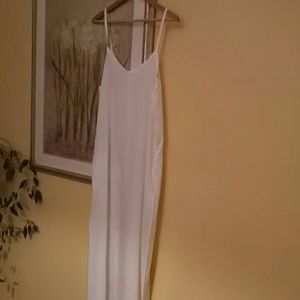 Cream slip dress