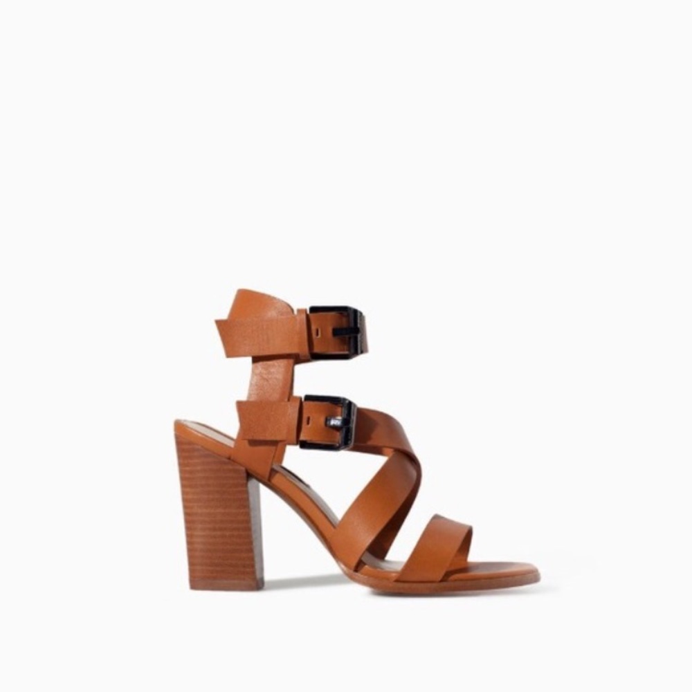 Sale Zara leather sandals