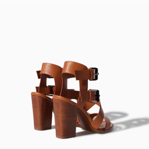 Sale Zara leather sandals - Picture 3 of 3