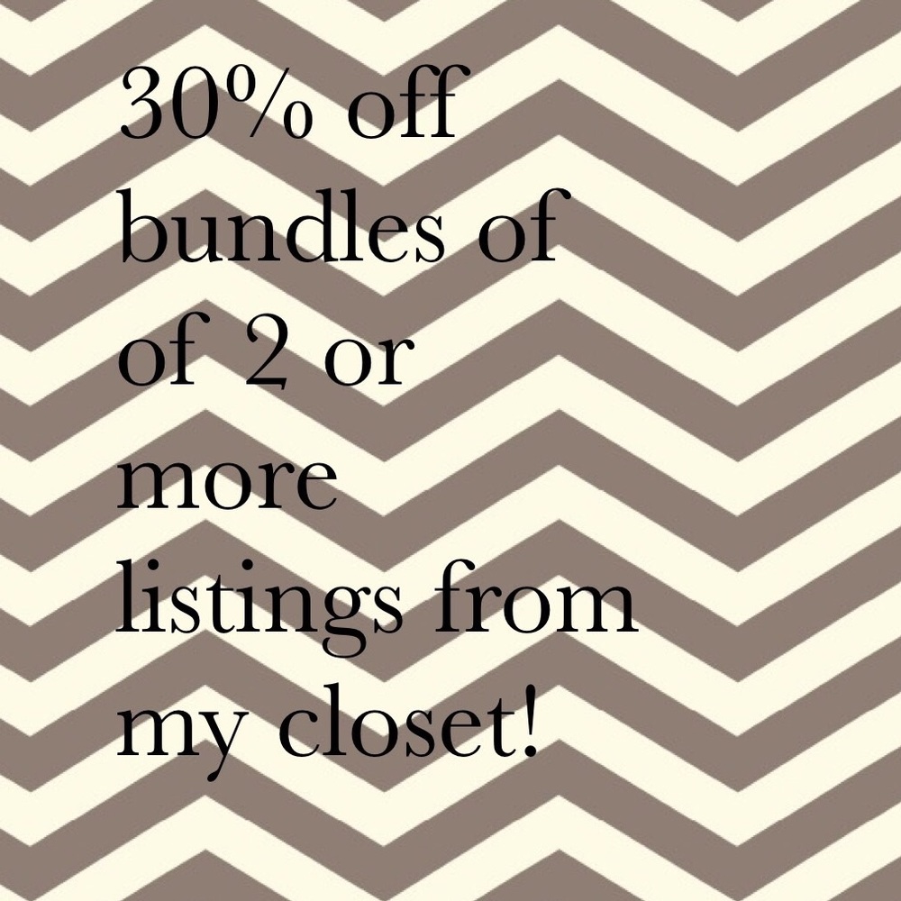 2 or more listings gets everyone 30% off😊😊😊
