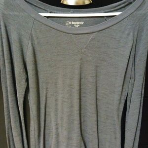 No Boundaries Grey lightweight top